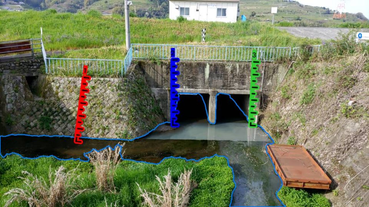 和歌山県橋本市 エッジAIカメラを用いた水位監視システム